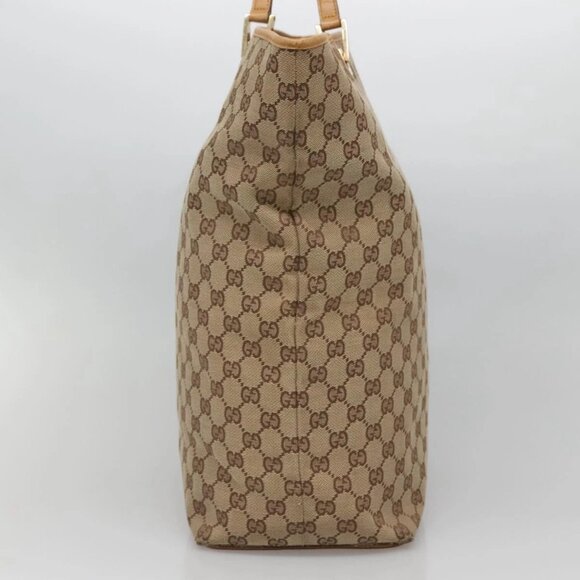 GUCCI GG Canvas Tote Bag Beige Gold 002 1097 2404 Auth ep10320 - Picture 5 of 16